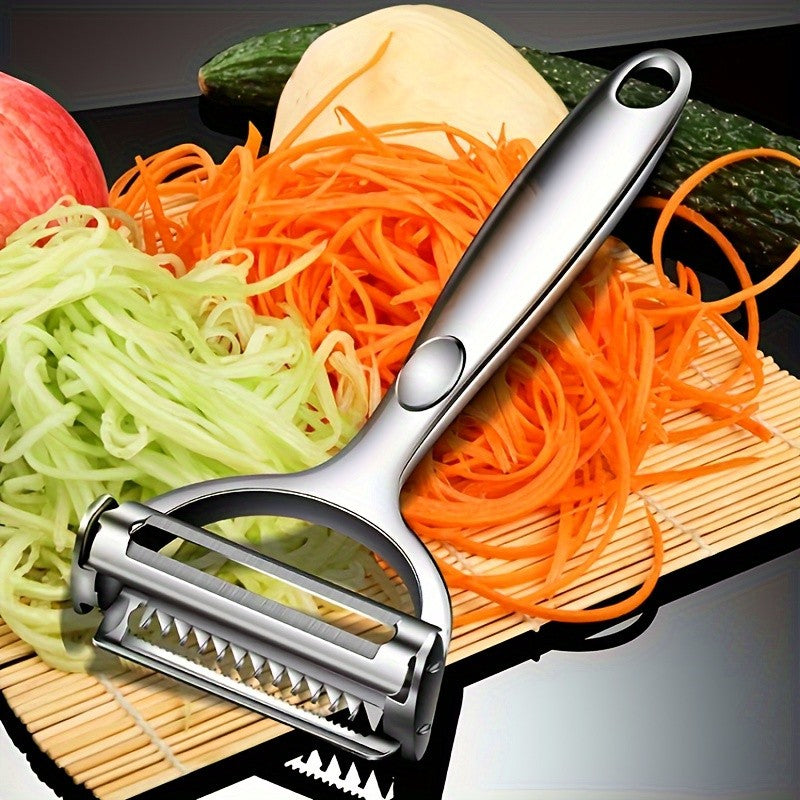 Pelador de verduras de cocina, cepillador de melón de acero inoxidable, pelador