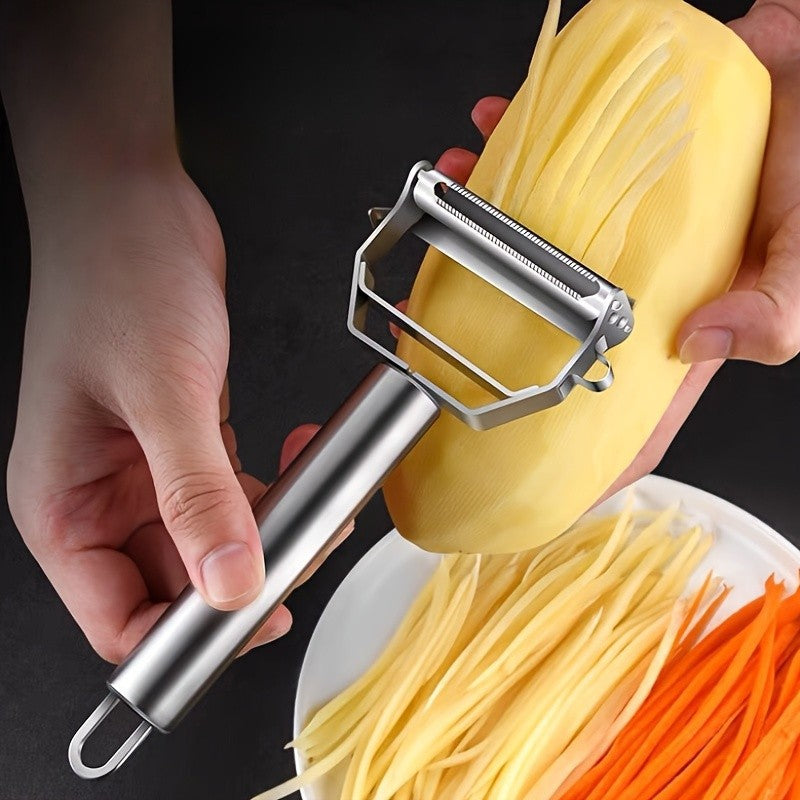 Pelador de verduras de cocina, cepillador de melón de acero inoxidable, pelador