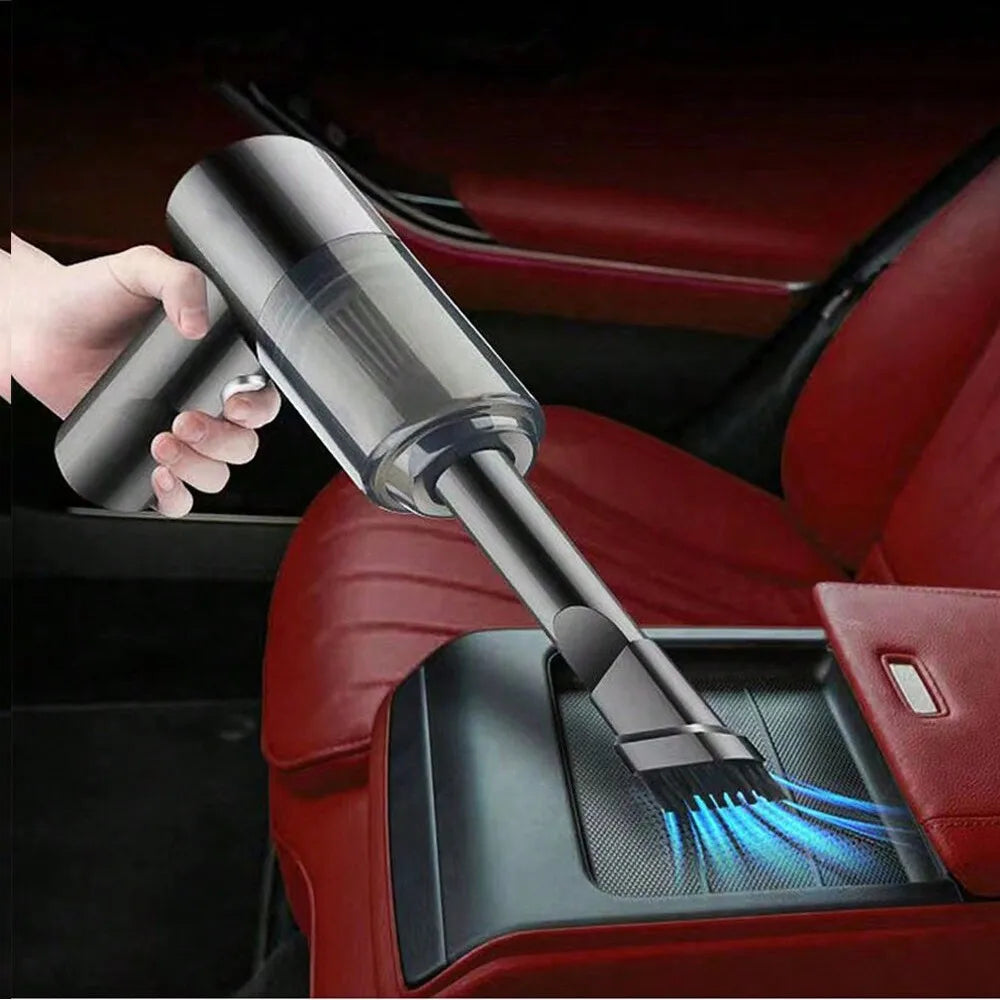 Aspiradora 3 en 1, combinación integrada de succión y soplado, carga USB, aspiradora pequeña para coche y hogar