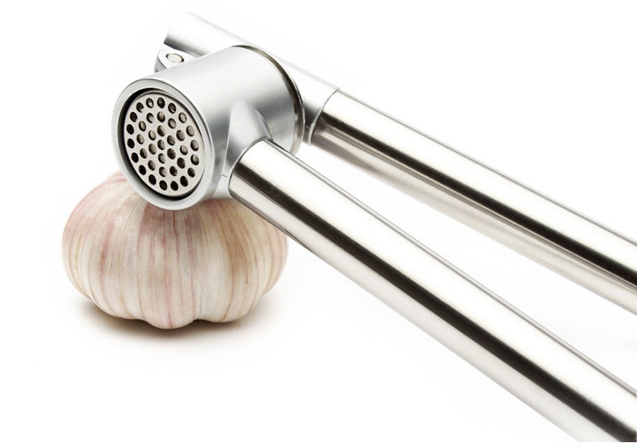 Prensa de ajo de acero inoxidable, trituradora de ajo manual, trituradora de ali