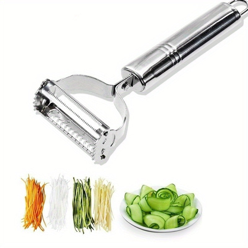 Pelador de verduras de cocina, cepillador de melón de acero inoxidable, pelador
